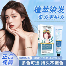 嘉瀛无氨染发膏盖白头发专用家用美发产品植物免漂染发剂厂家分销