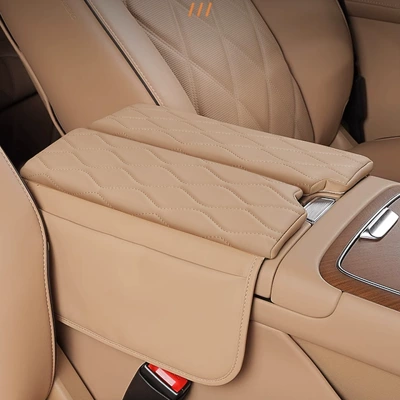 Suitable for Xiangjie S9 Central Armrest box pad - xiangjie-s9-amber-brown