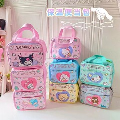 新型日系手提げpuレザー弁当袋出稼ぎ学生アルミ箔保温保冷バッグランチ弁当袋