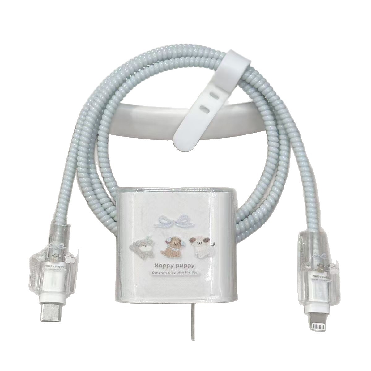 Para Apple 14 línea de datos cubierta protectora iPhone13 cargador cabezal 12promax bobinado estuche para iPad