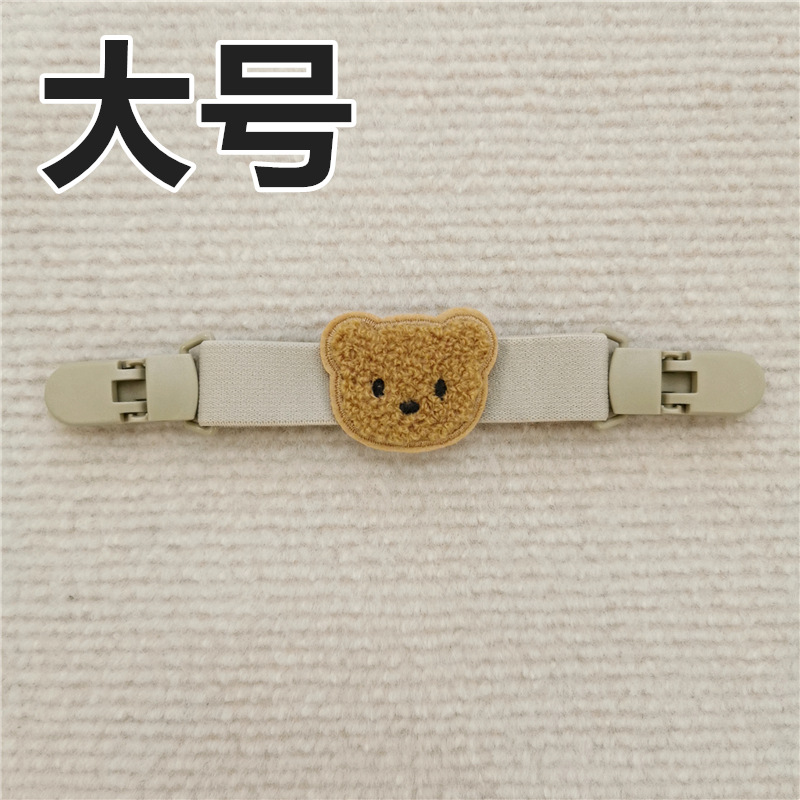 INS estilo coreano clip de suspensión oso pantalones de tirantes para niños clip anti-caída clip de la correa del hombro soporte de la falda de la suspensión antideslizante artefacto de hombro