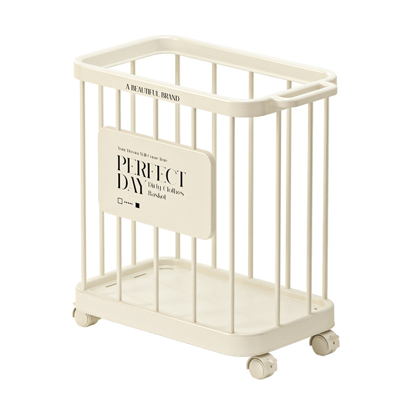 Cesta de ropa sucia de dormitorio de viento de alto valor Cesta de ropa sucia con ruedas extraíble Cesta de almacenamiento de ropa sucia para el hogar Cesta de almacenamiento de bocadillos