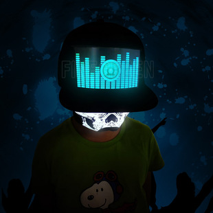 Cold Light source luminous film manufacturer voice control Luminous Mask Christmas ball cool luminous mask led mask