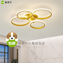 吸顶灯房间灯简约现代线条几何LED吸顶灯创意北欧风格新款吸顶灯