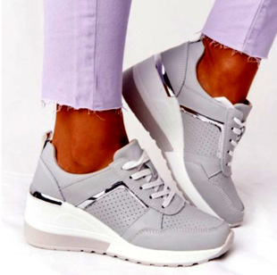Europe and the United States large size sports casual shoes 24 summer new thick-soled casual shoes strap mesh sneakers in stock