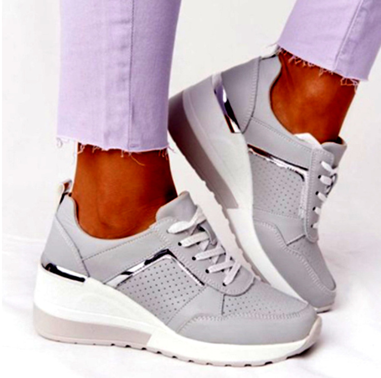 Women Ladies Tennis Shoes Running Shoes Work Shoes Sneakers Canvas Synthetic Breathable Footgear_voghion.com