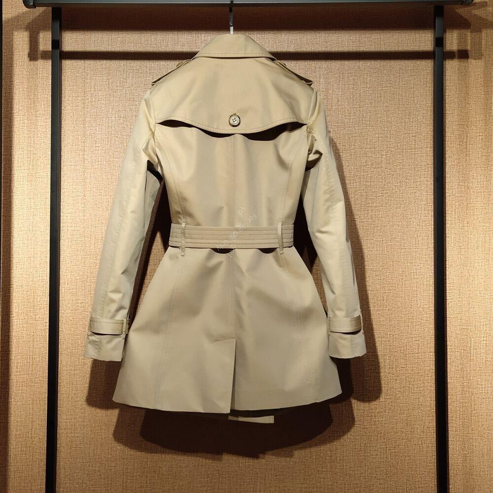Khaki trench coat