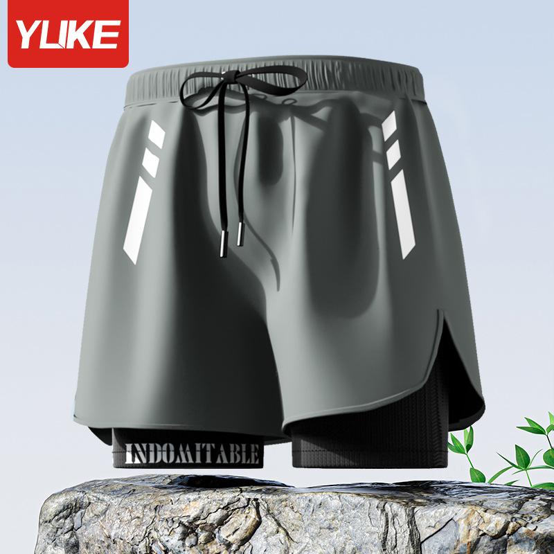 이중층 회색 녹색