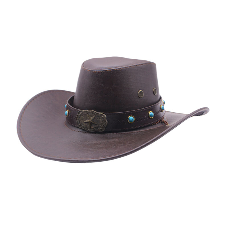 Belt Western Cowboy for Men and Women Spring, Autumn, Winter Outdoor Tibetan Jazz Sunshade Knight Hat_voghion.com