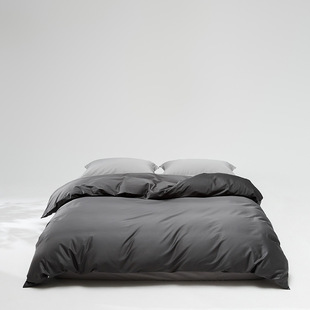 Five-Star Hotel Pure Color 100-Count Xinjiang Long-Staple Cotton Four-Piece Set Pure Cotton Accessible Luxury High-End Bedding