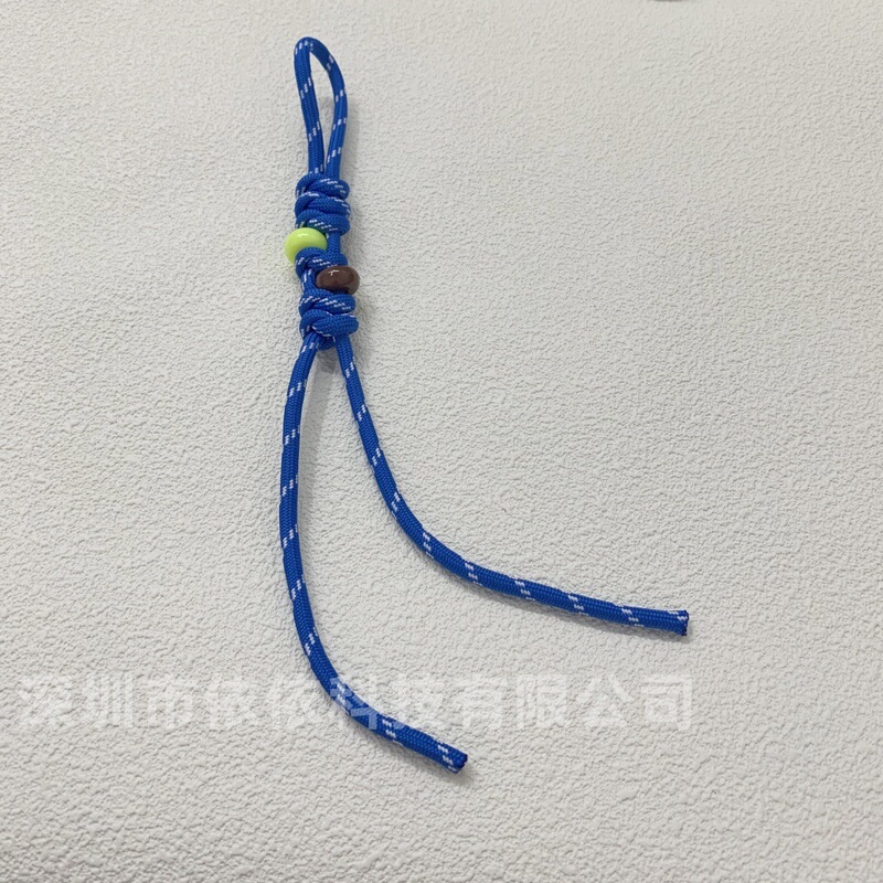 miu系彩色包包编绳挂件时尚车钥匙扣挂饰金刚结手工彩珠编织挂绳|undefined