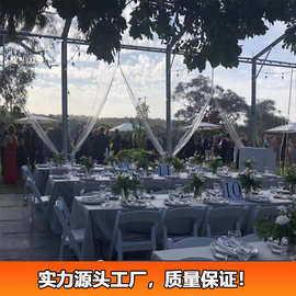 草坪婚礼PVC人字顶篷房大棚铝合金篷房仓储篷房户外临时仓库帐篷