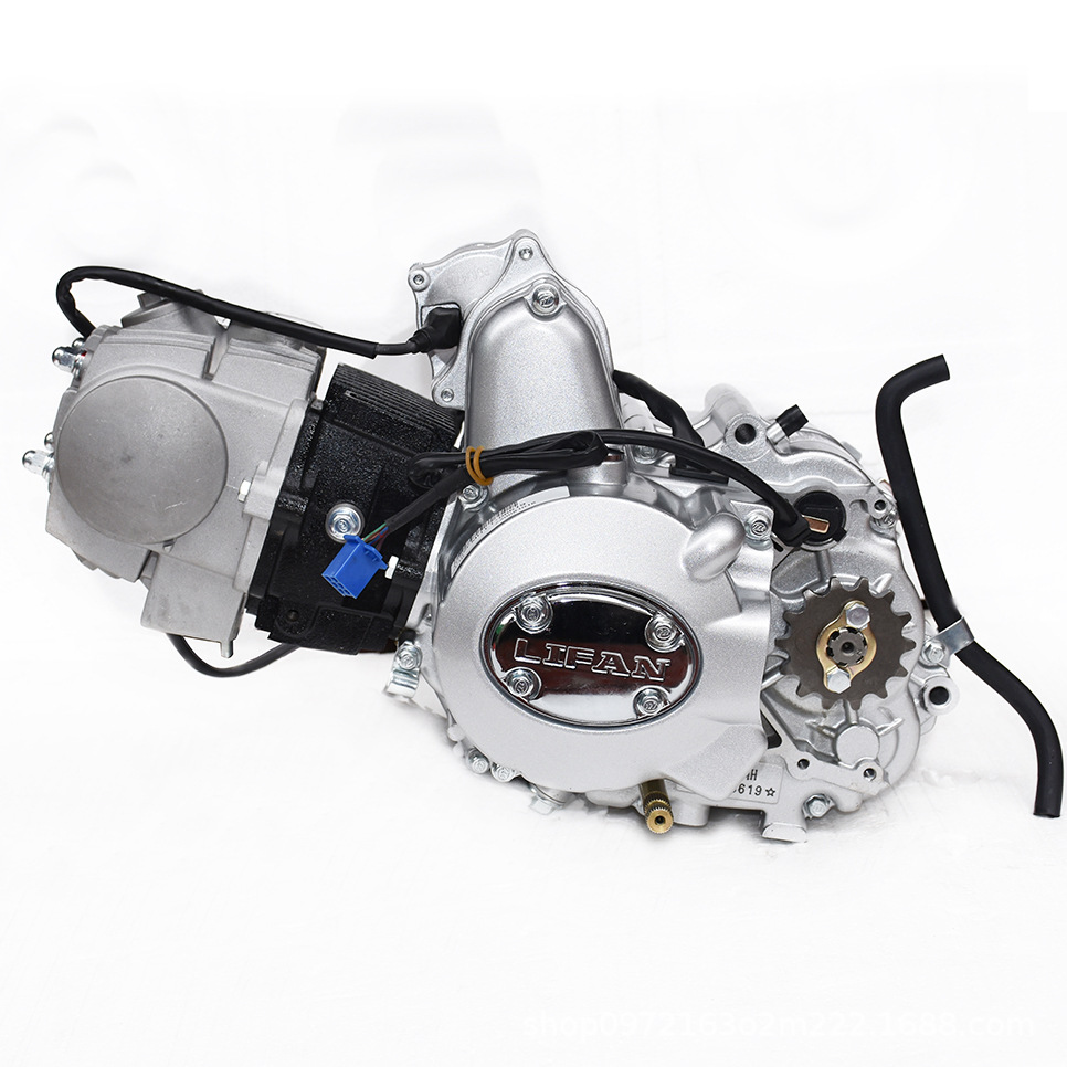 Lifan 110Cc Engine with Reverse Gear, Beach Buggy, Go-Kart, Pure Electric Start, Automatic Clutch, Gasoline Engine, 3+1 Gears