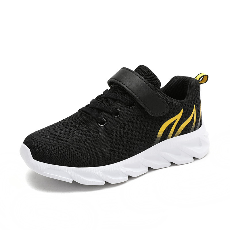 Jinjiang Shoes Children's Sports Shoes Men's Fly Woven Mesh Running Shoes Women's Spring and Autumn Mesh Casual Primary School Students' Running Shoes