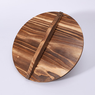 Vintage Handmade Pot Lid for Home Use, Eco-Friendly Wooden Pot Lid, Solid Wood Pot Lid, Wooden Lid Specifically for Large Belly Pots
