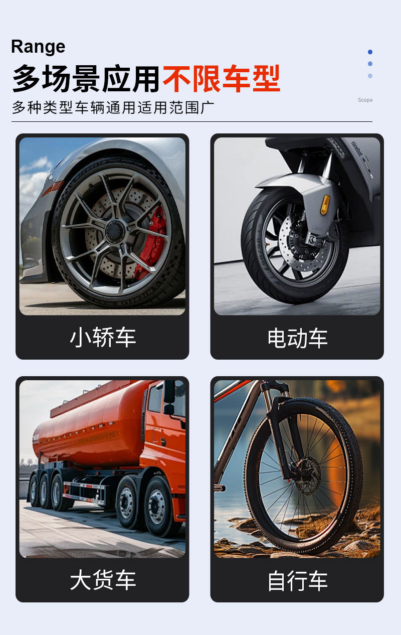 Tire pressure gauge car tire keychain digital display mini high precision tire pressure meter cross-border sourcing factory wholesale in stock