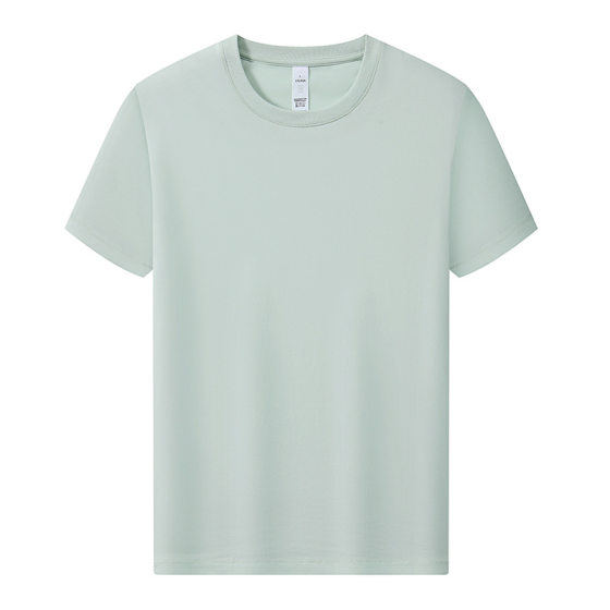 Ice New Oxygen Cotton Solid Color Sports Quick-drying Clothes Summer Outdoor Sweat-free High-end Functional Short-sleeved T-shirt for Men