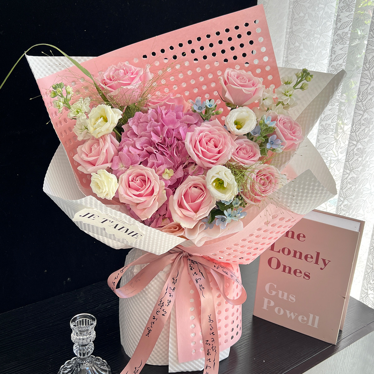 Nuevo agujero de dopamina agujero de papel embalaje de flores bouquet de alta calidad agujero de papel florista materiales de flor al por mayor