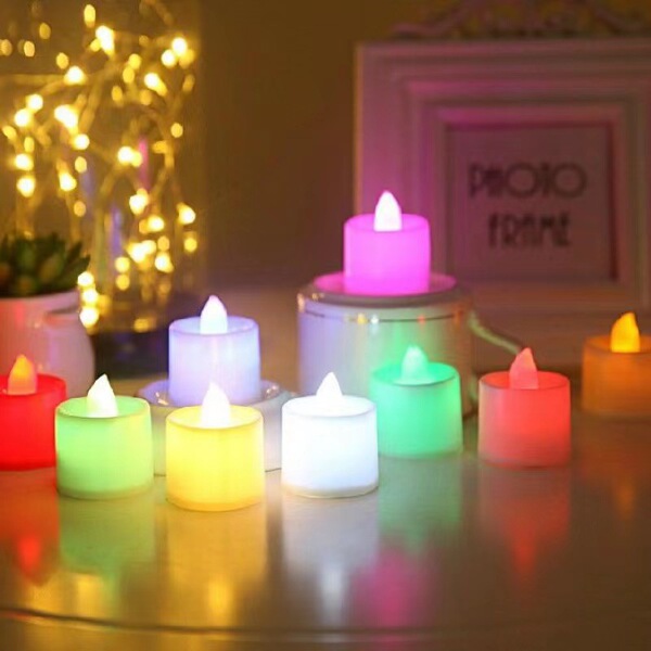 electronic plastic candle