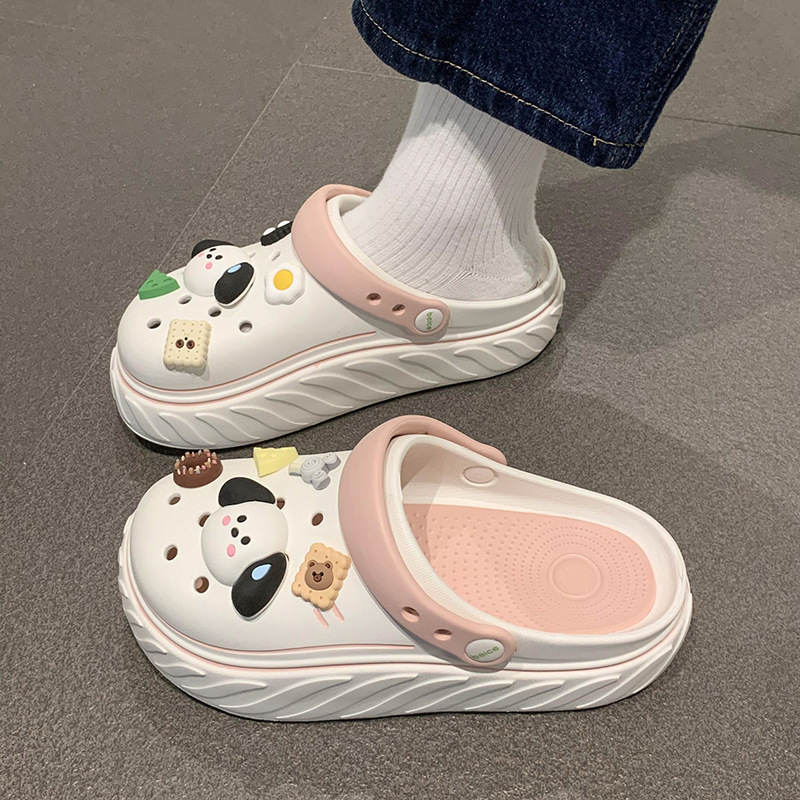 2026 Personalized Couple's Eva Clogs, Non-Slip, Wear-Resistant, Soft and Elastic, with Height-Increasing Sole, Simple Casual Outdoor Style, Direct Sales from the Manufacturer
