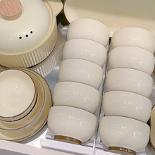 釉下彩碗碟套装家用轻奢高级感颜值乔迁碗盘碗具碗筷餐具碗盘礼品