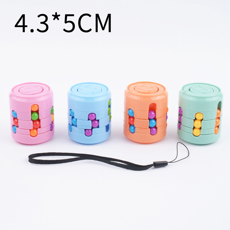 Tiktok popular desarrollo de inteligencia para niños artefacto de descompresión dedo giroscopio puede cubo juguete educativo