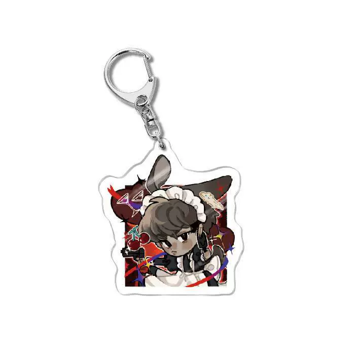 Two-dimensional peripheral acrylic keychain Korean comic code Anastasia pendant gift wholesale