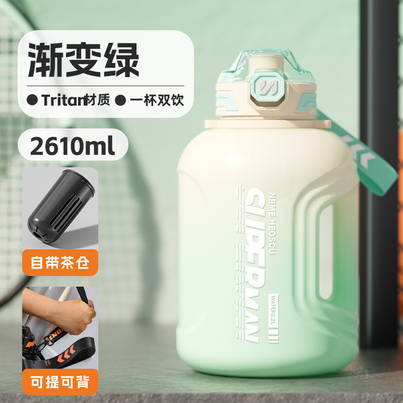 吨桶大容量耐高温夏季水杯男女健身运动便捷水壶|undefined