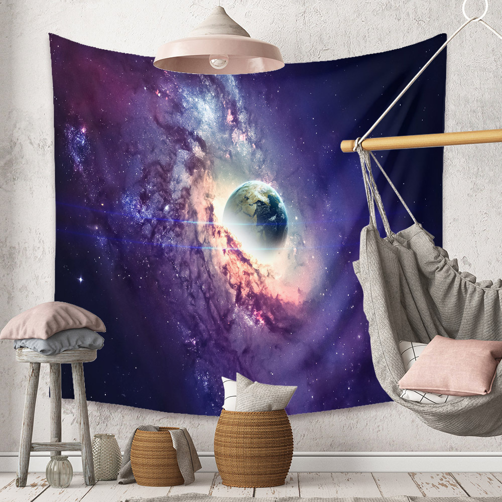 Fashion Universe Painting Wall Decoration Cloth Tapestry Wholesale Nihaojewelry display picture 150