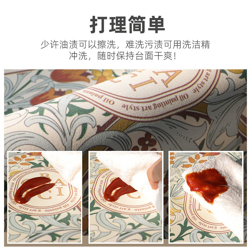 Grifo tabla absorbente estera de corte cocina baño estera de drenaje estera de barro de diatomeas estrecho estera