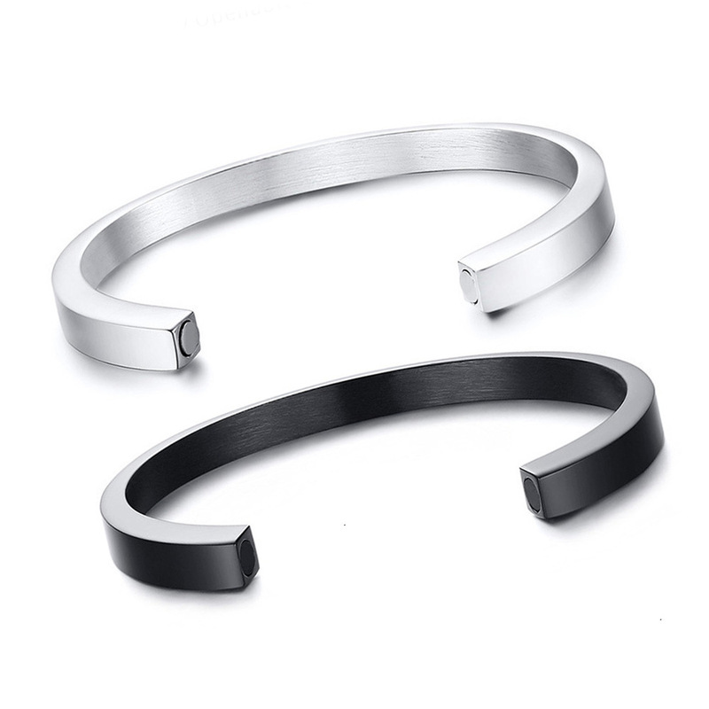 Stainless Steel Jewelry Can Be Opened to Commemorate Pet Hair Urn Bracelets for Men and Women Titanium Steel Bracelets Can Be Engraved