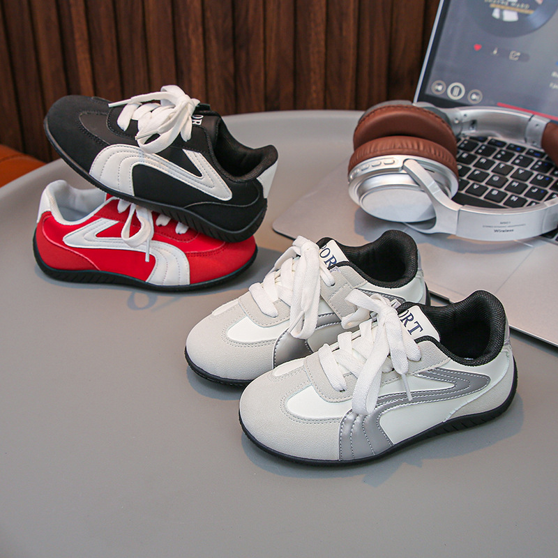 2025 New Autumn Kidsren's Sports Sneakers, Moral Training Shoes, Racing Shoes, Breathable Casual Shoes, Soft-Soled Student Shoes for Boys and Girls