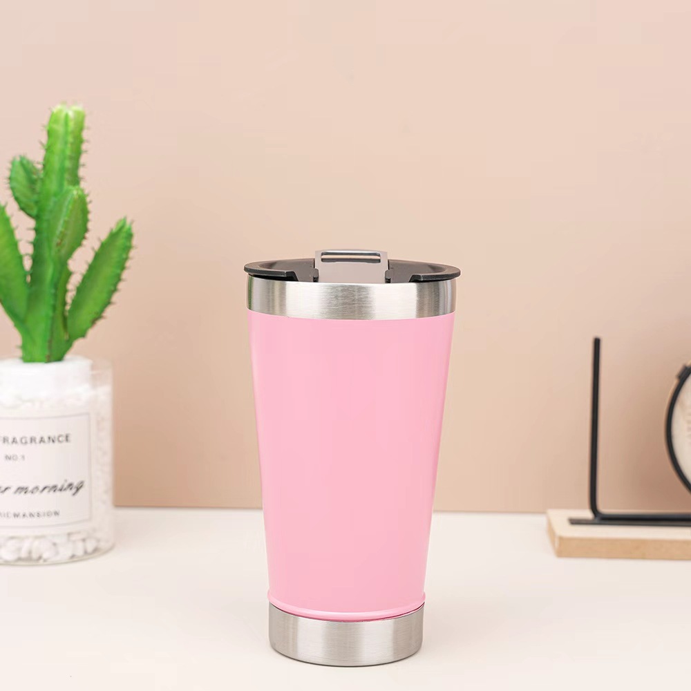 Transfronterizo 304 acero inoxidable taza de aislamiento al vacío 20oz taza de cerveza de aislamiento a largo plazo taza de automóvil con abridor de botellas