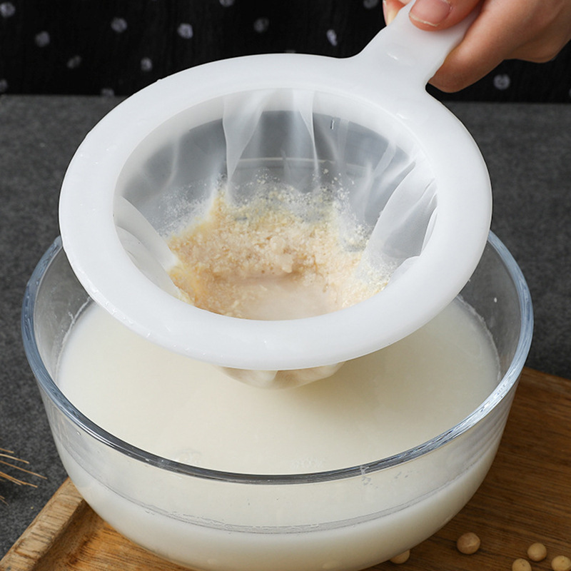 Soybean milk filter household ultra-fine juice strainer separation filter slag separation kitchen colander filter spoon_voghion.com