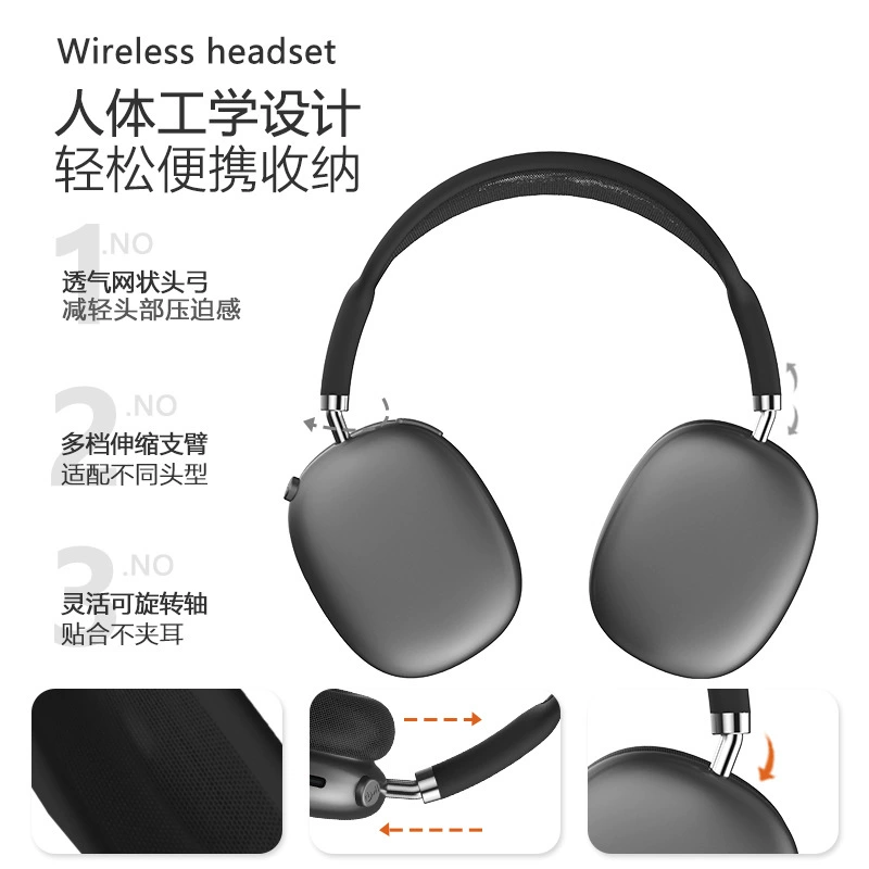 P9 Mesh Head Bow наушники True Wireless Bluetooth долгий срок службы аккумулятора, безболезная музыка, наушники-уши, производитель Spot