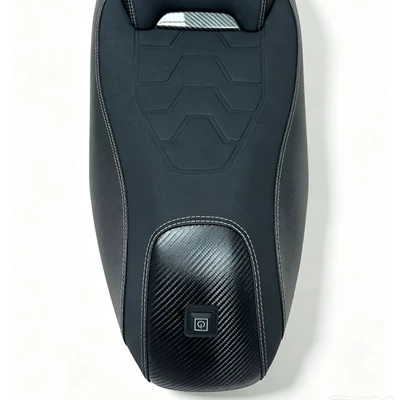 Cross-border wholesale motorcycle modification parts: seat cushion with lumbar support design, non-destructive installation, non-slip, breathable, soft and comfortable (Motorcycle cushion)