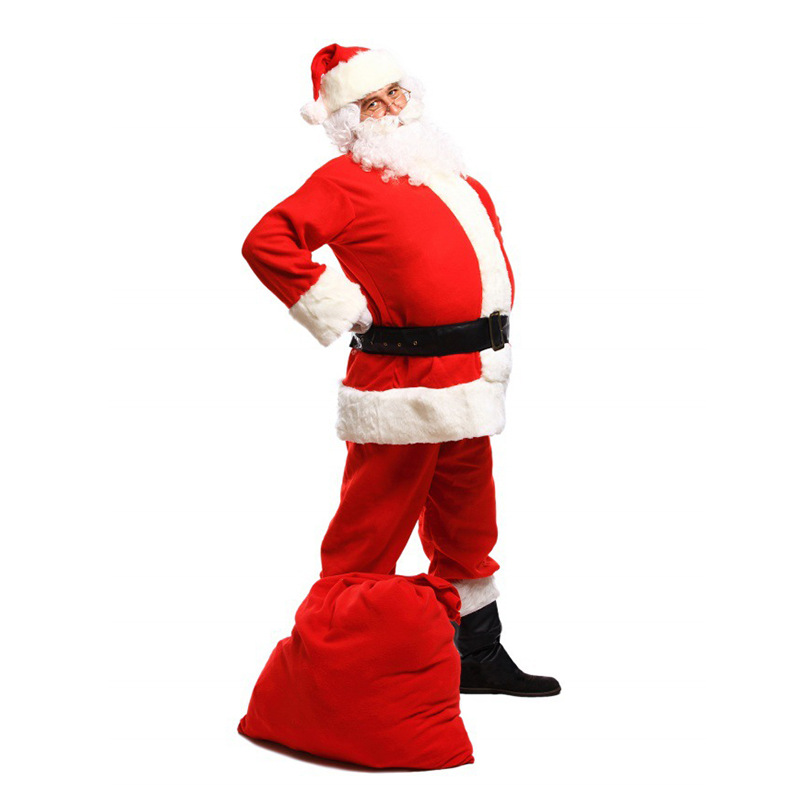 Costume da babbo natale per uomo in velluto per le feste_voghion.com