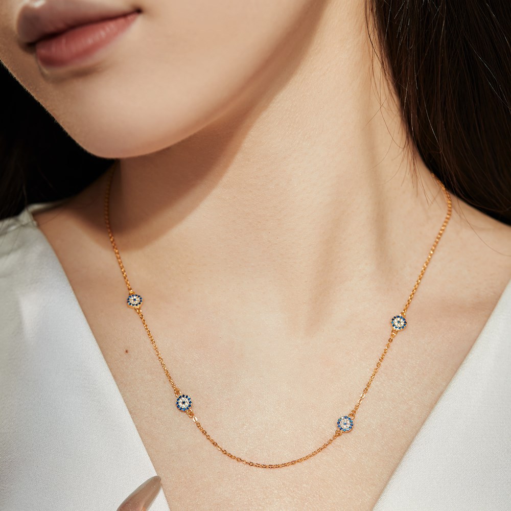 1 Piece Quantity 1 Piece 925 Sterling Silver Geometric Zircon Necklace