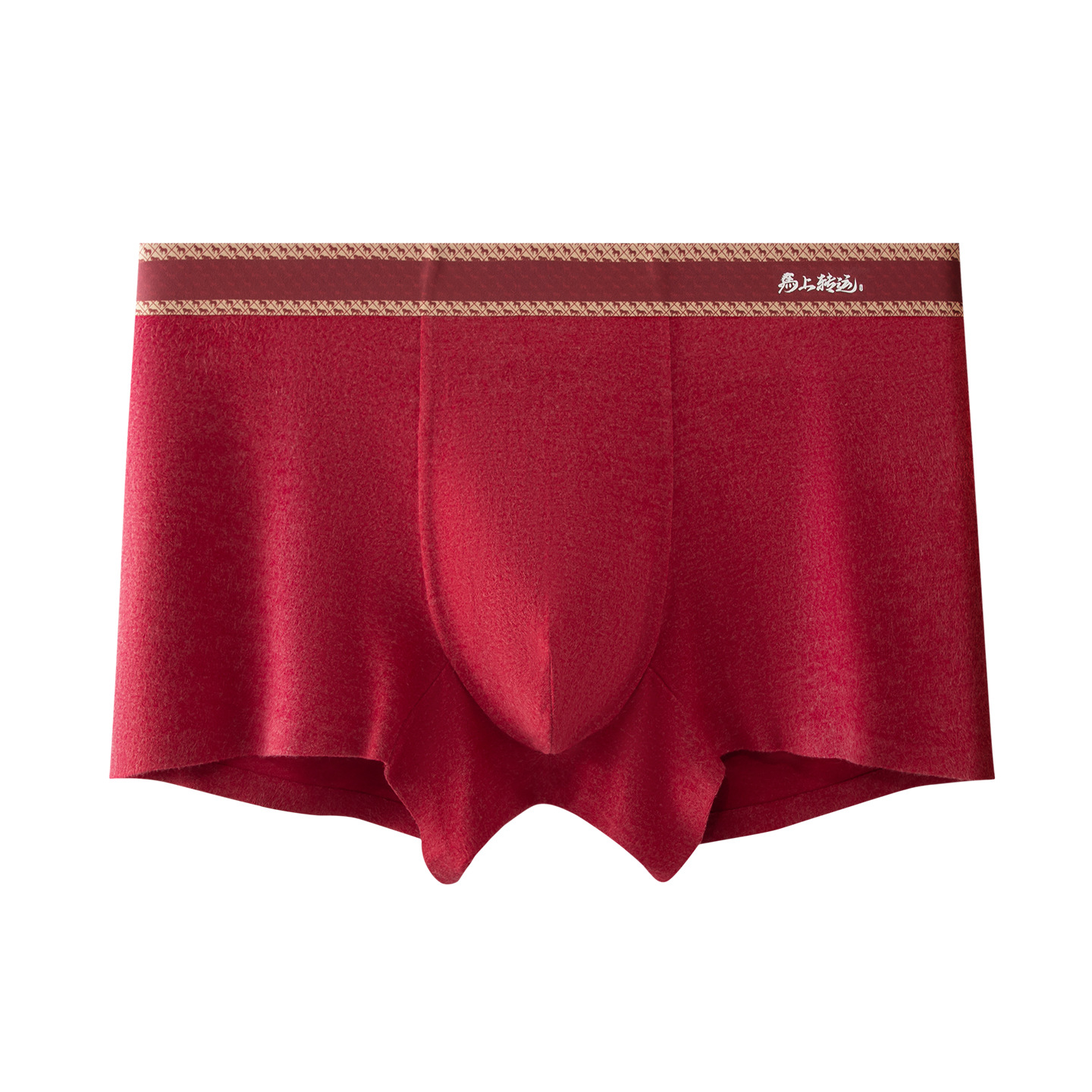 [Procesamiento personalizado] este año de vida ropa interior de hombre abrasivo calentamiento otoño invierno feliz pantalones al por mayor OEM