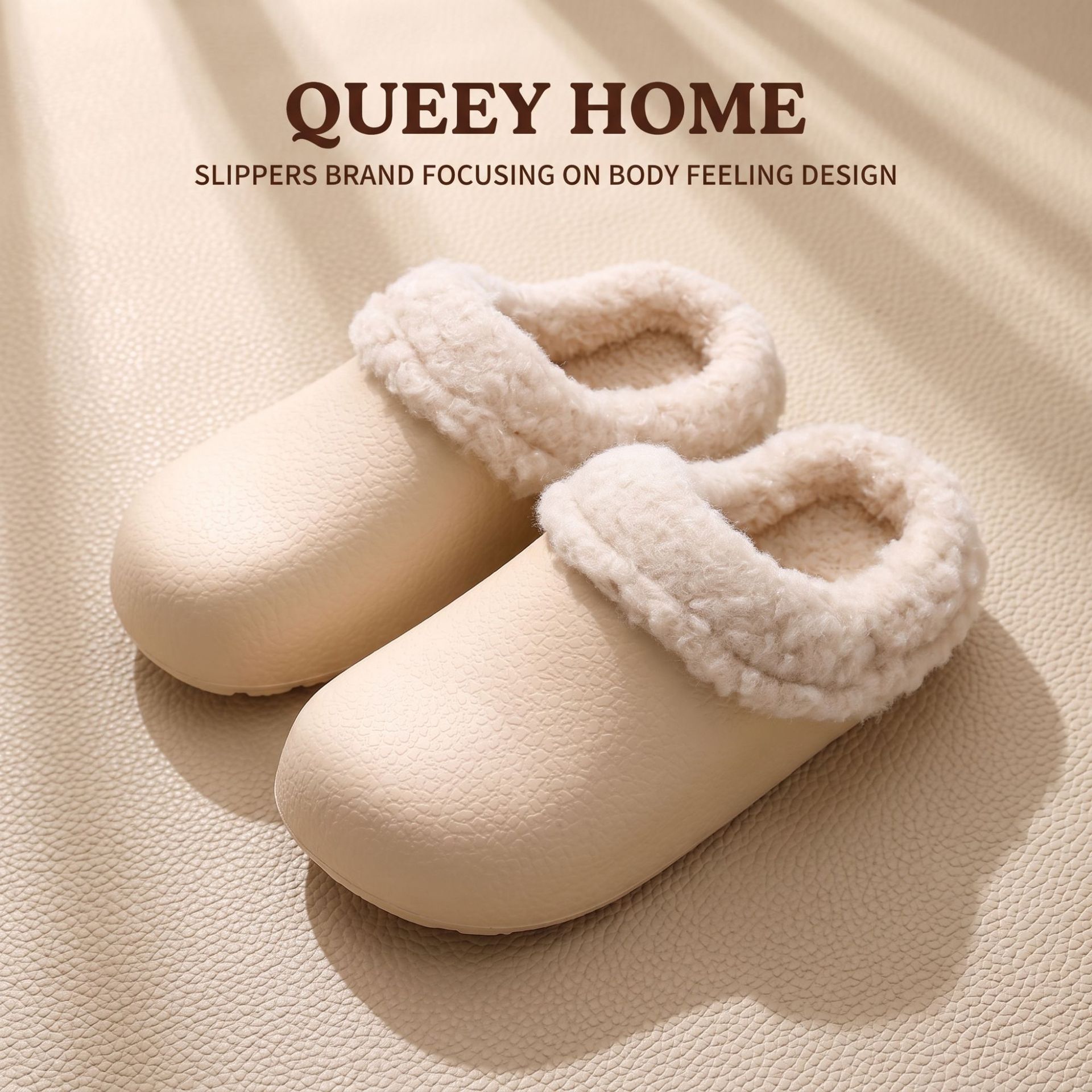 Pantoufles en coton imperméables pour femmes 2026 nouvel automne et hiver maison intérieure antidérapante fond épais chaud plus pantoufles en coton velours pour femmes