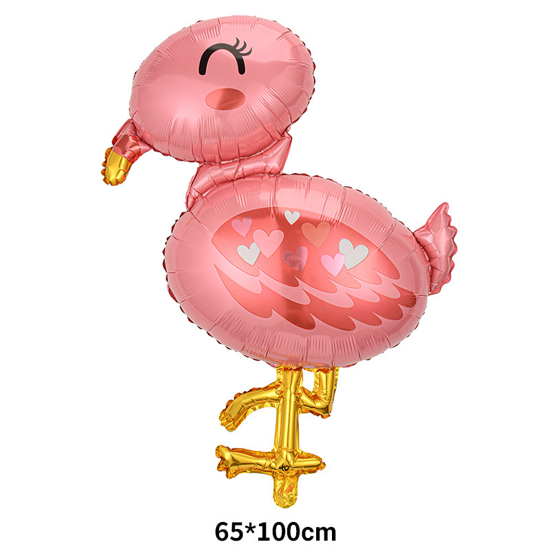 Nuevo balón de verano de playa Flamenco Balón de película de aluminio Decoración de boda Balón de aluminio