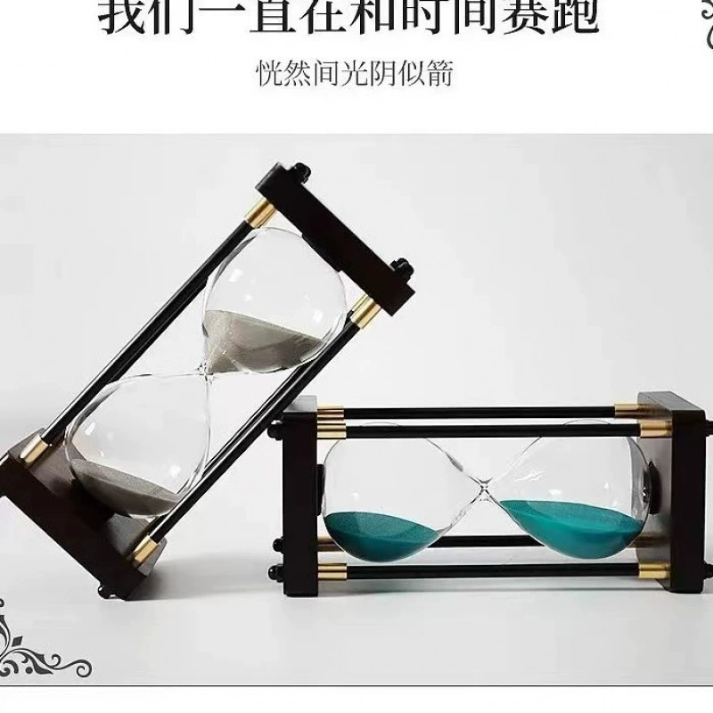 Ретро песочные часы, таймер против падения, антикварные украшения для гостиной, 30 минут, 1 час, подарок на день рождения для детей, учителя