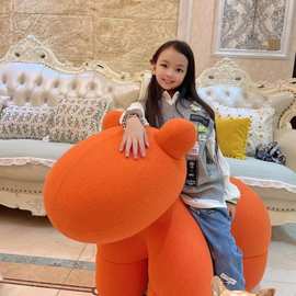 小马椅可爱椅子客厅动物凳子个性儿童坐凳卡通造型一体网红小马凳