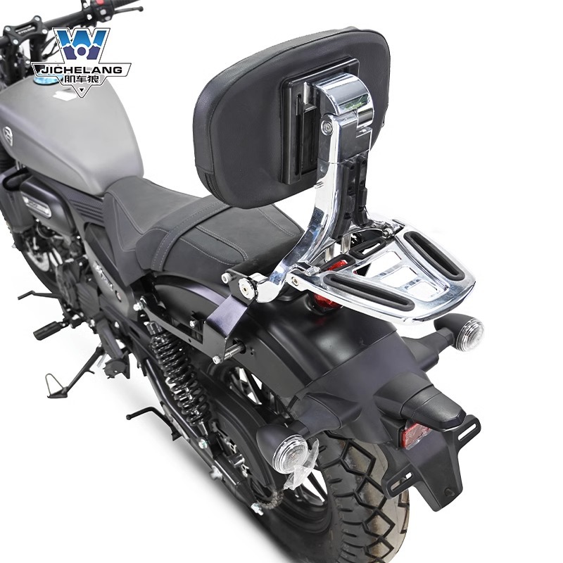Muscle car Wolf applicable to saikelon RA250 multi-function folding backrest adjustable backrest modified tail shelf tail