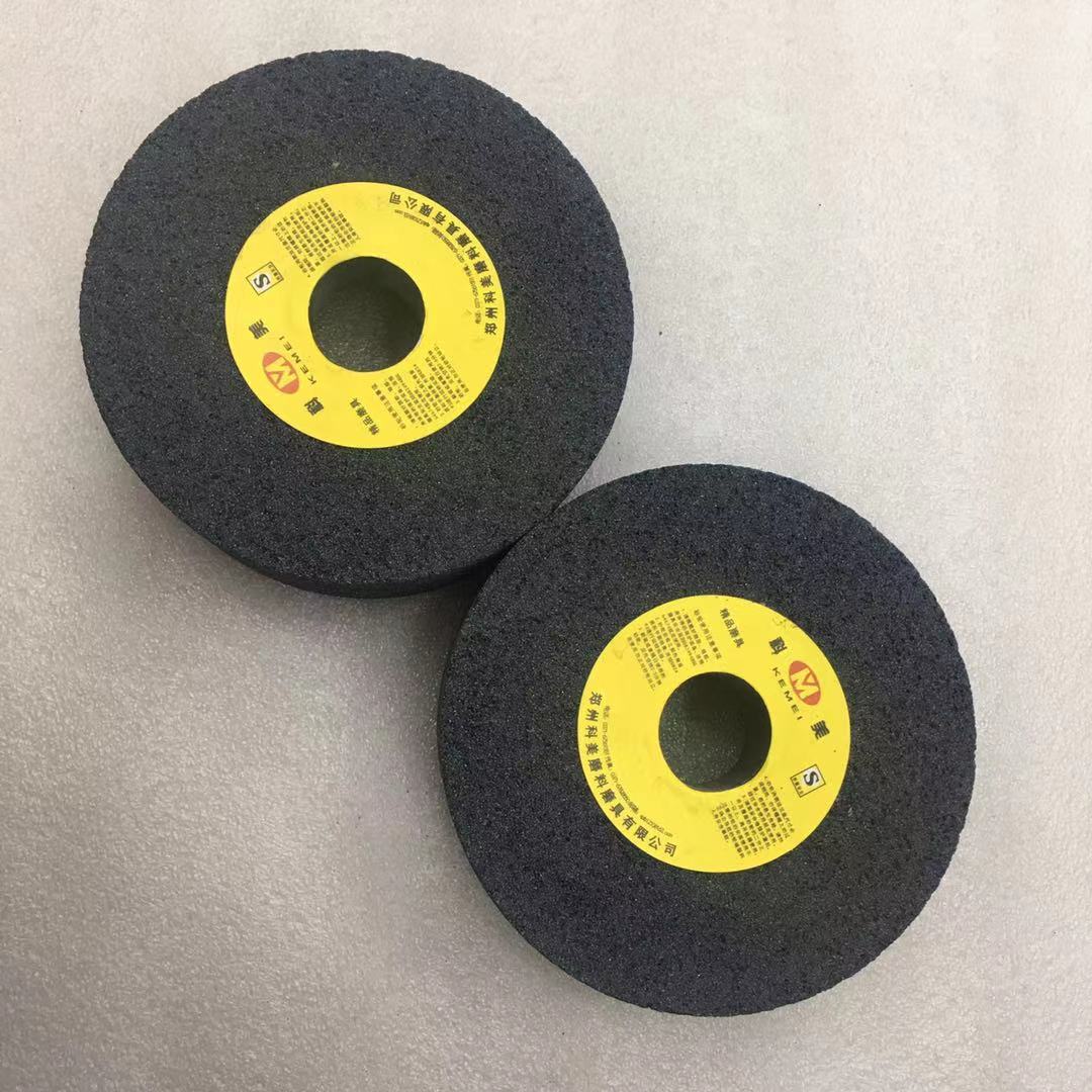 碳化硅砂轮  单面凹砂轮 黑碳化硅单面凹砂轮 胶辊海绵橡胶砂轮