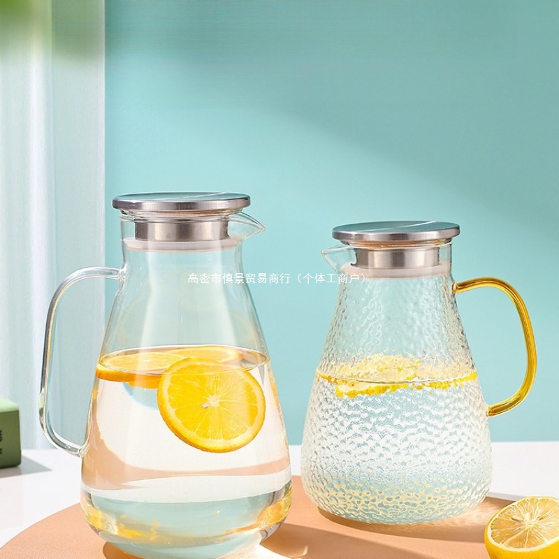 Glass teapot for home use, capacious tea, set