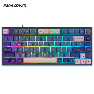 SKYLOONG GK75�Α��I�P RGB����3ģ�o����β�Cе�I�P���๦����