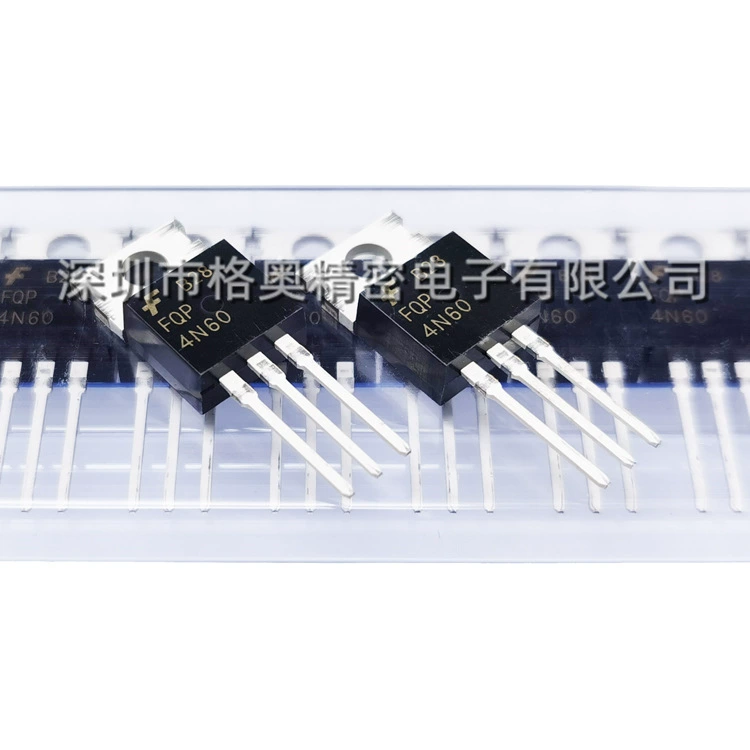 FQP4N60 в корпусе TO-220-3 4A/600V, N-канальный MOSFET для прямой установки с тремя выводами