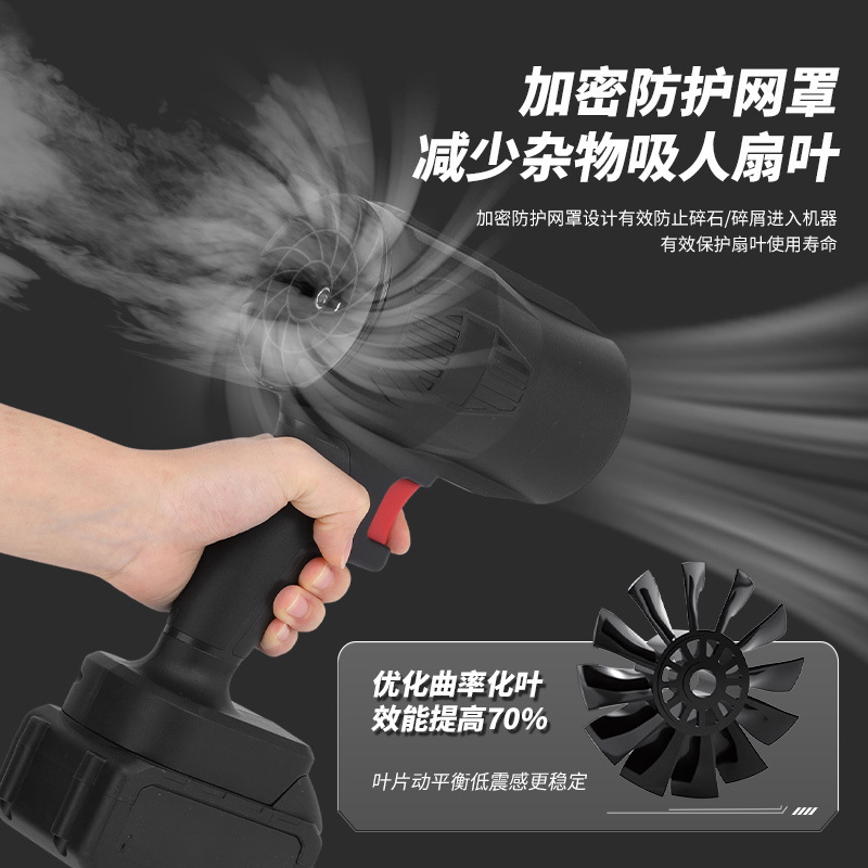 无线锂电暴风机充电大功率吹落叶灰尘除尘器鼓风机强力工业吹风机|undefined