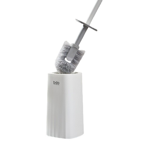 Toilet brush with long handle to remove dead corners, bathroom multi-functional household wall-mounted bathroom wall-mounted toilet scrubbing set